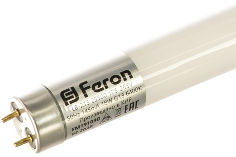 Купить Лампа светодиодная FERON LB-213 18W 230V G13 6400K стекло 1650lm 1200*26мм 25 фото №2