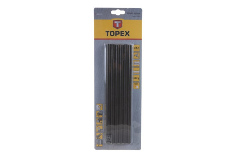 Купить TOPEX Клеевые стержни черные 11 2 x 250мм  12 шт  42E173 фото №4