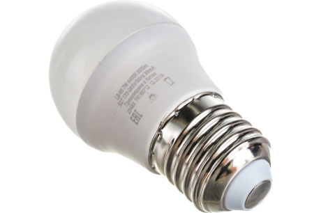Купить Лампа светодиодная FERON LB-95 7W 230V E27 шар 6400K 45*82mm 600lm 25483 фото №2