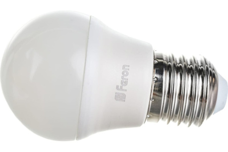 Купить Лампа светодиодная FERON LB-95 7W 230V E27 шар 6400K 45*82mm 600lm 25483 фото №4