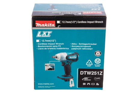 Купить Гайковерт аккумуляторный Makita DTW 251 Z фото №7