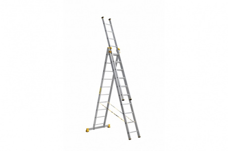 Купить Лестница трехсекционная ALUMET 3x10 универсальная 2,96 м фото №1